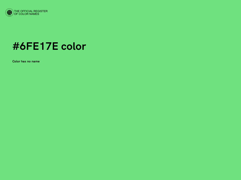 #6FE17E color image
