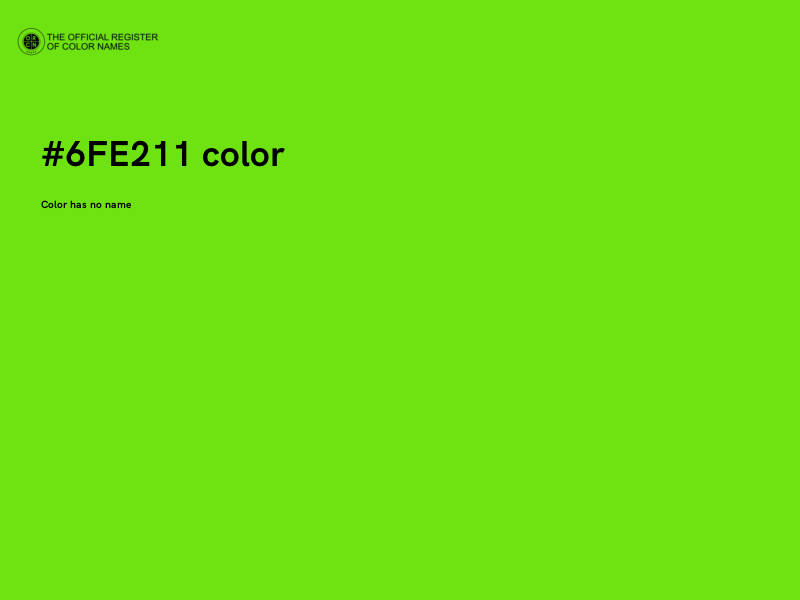 #6FE211 color image
