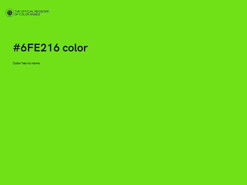 #6FE216 color image
