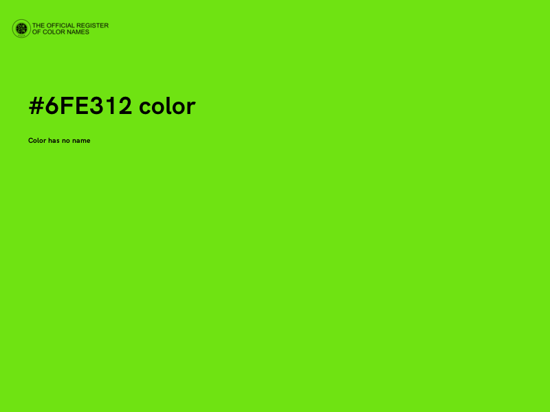 #6FE312 color image