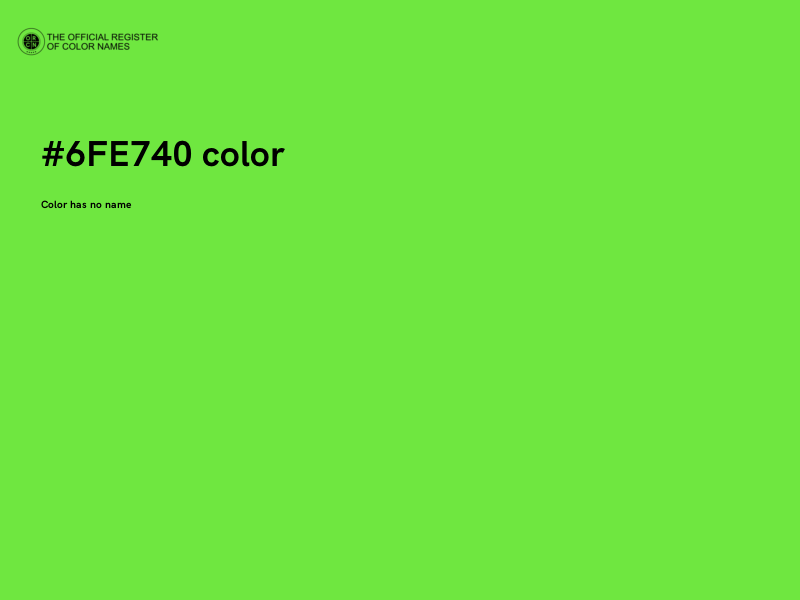 #6FE740 color image