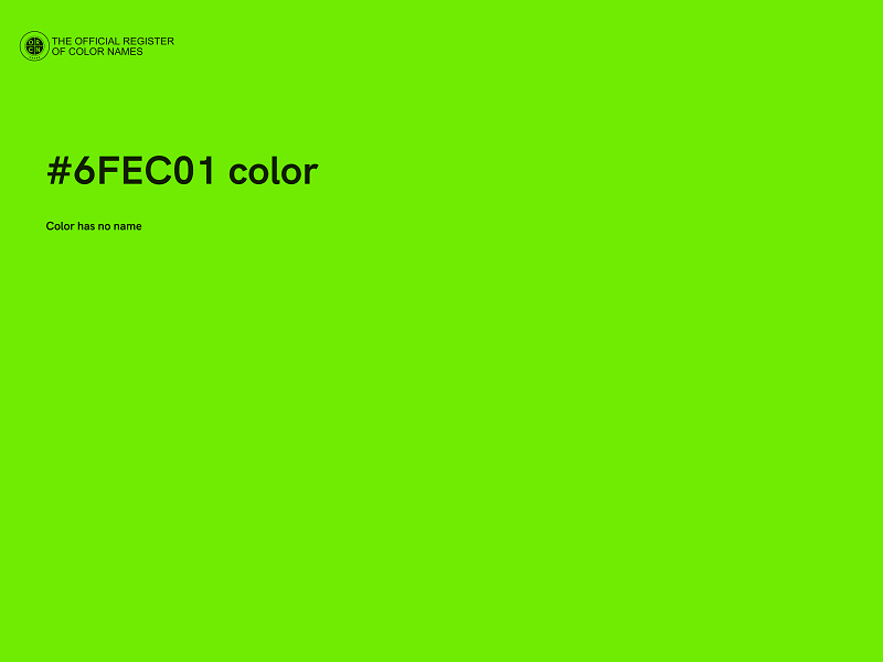 #6FEC01 color image