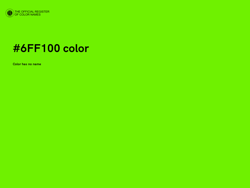 #6FF100 color image
