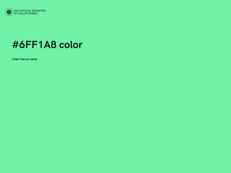 #6FF1A8 color image