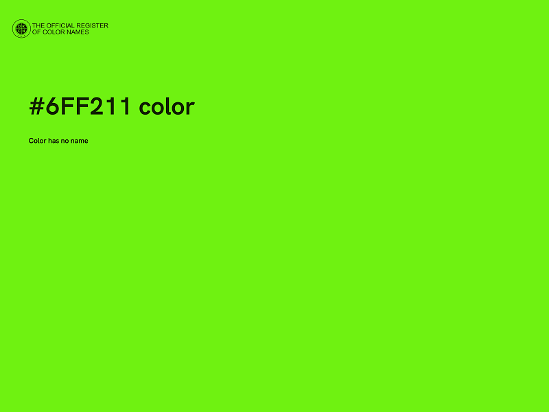 #6FF211 color image