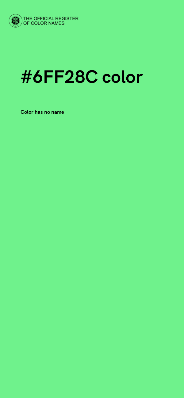 #6FF28C color image