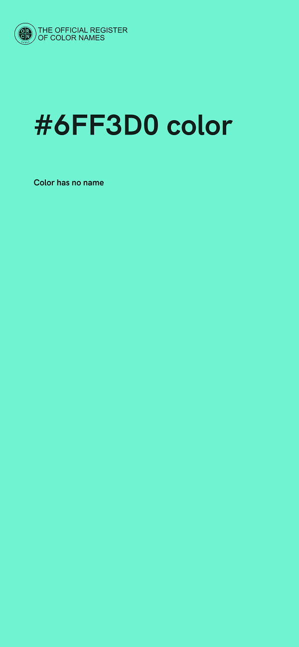 #6FF3D0 color image