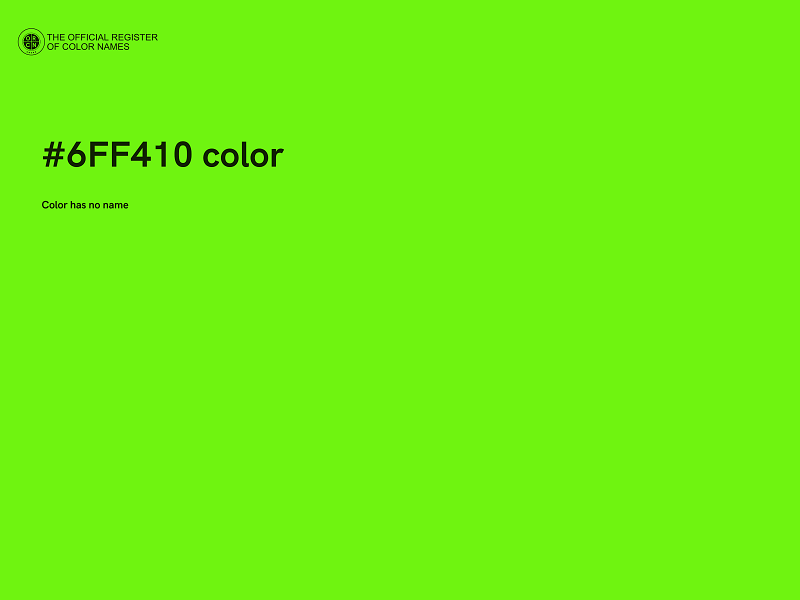 #6FF410 color image