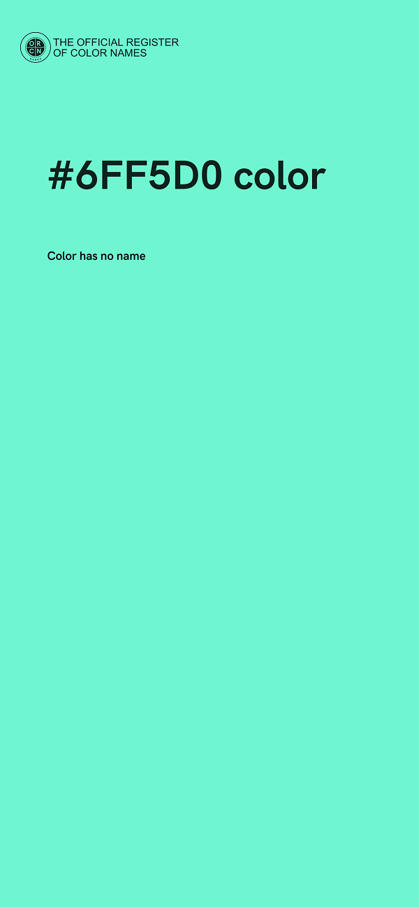 #6FF5D0 color image