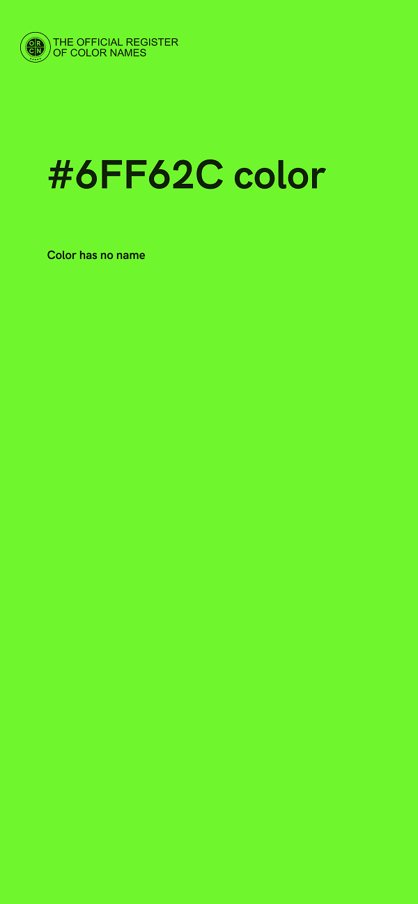 #6FF62C color image