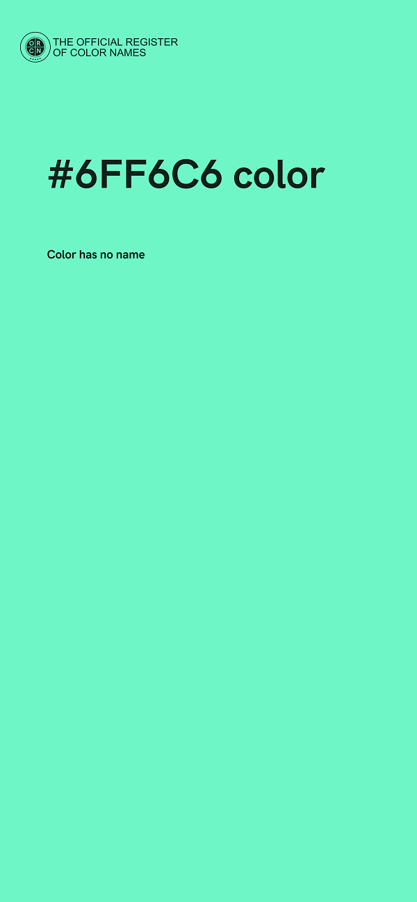 #6FF6C6 color image