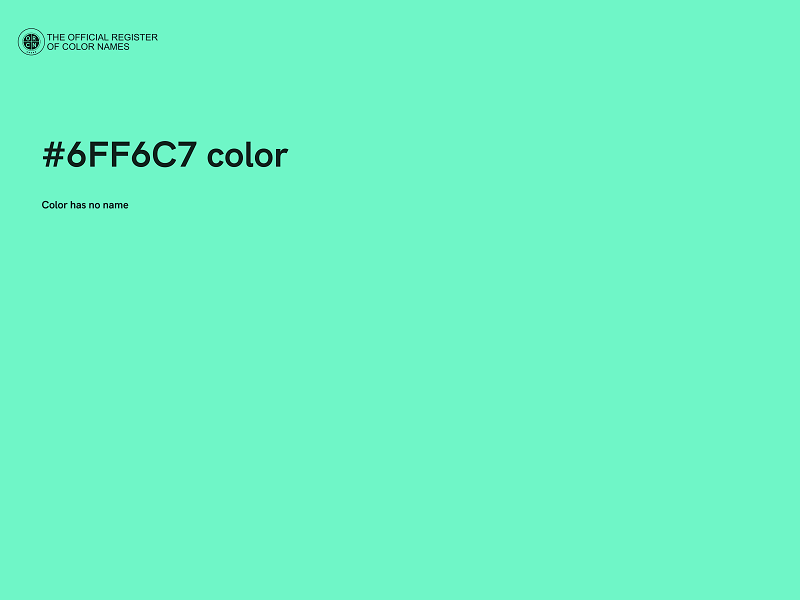 #6FF6C7 color image
