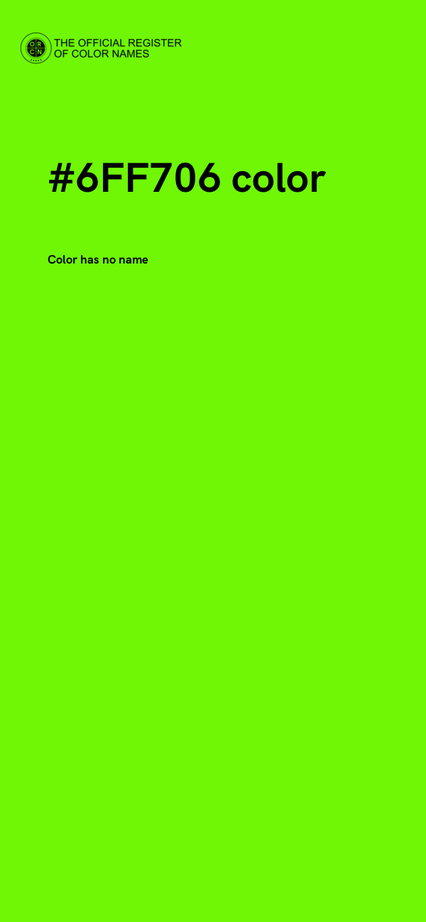 #6FF706 color image