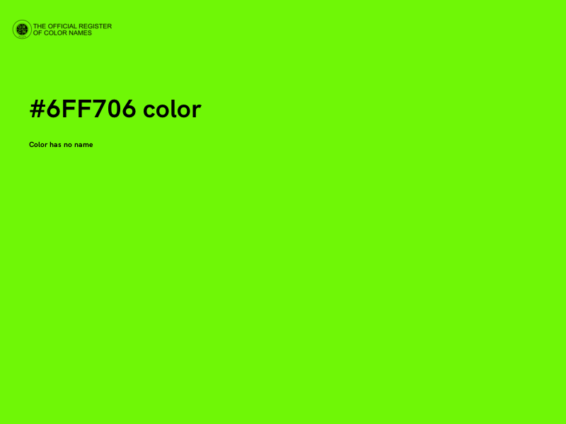 #6FF706 color image