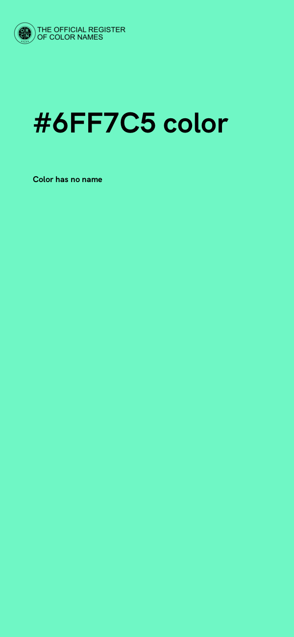 #6FF7C5 color image