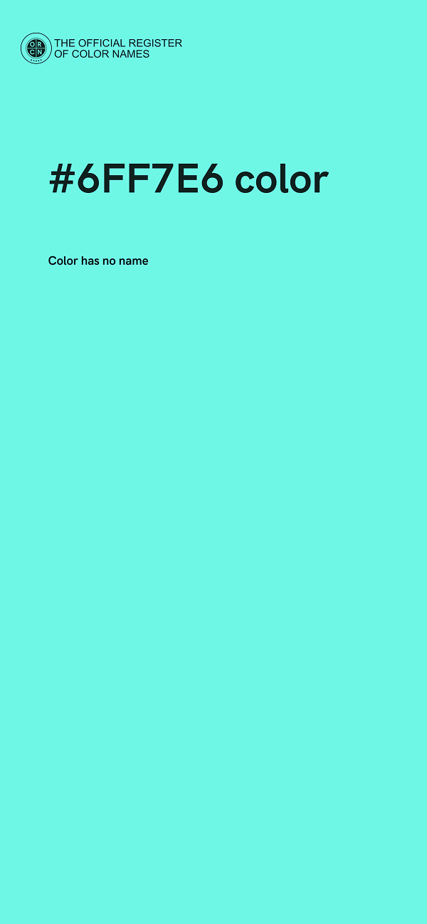 #6FF7E6 color image