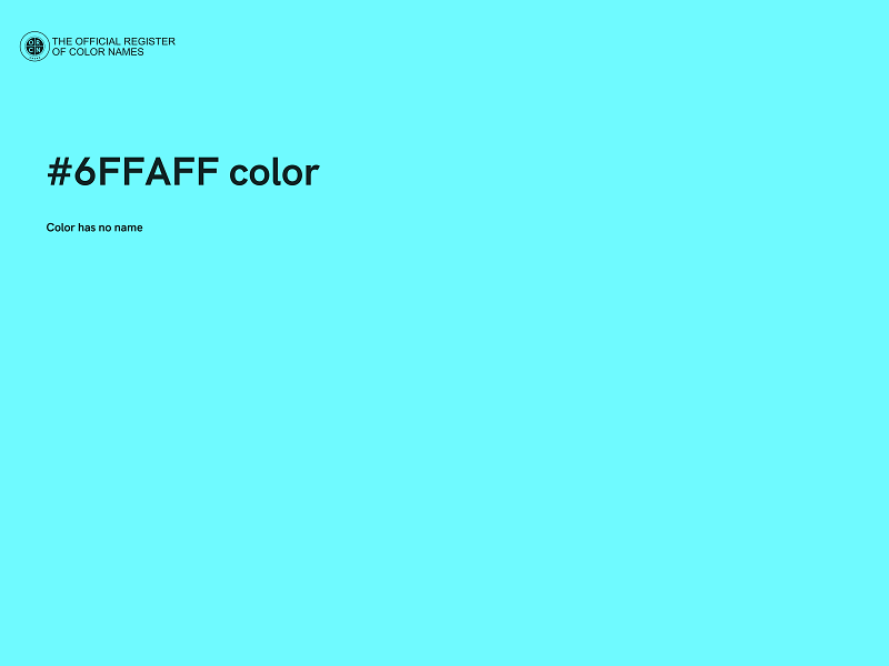 #6FFAFF color image