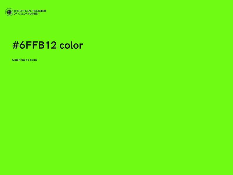 #6FFB12 color image