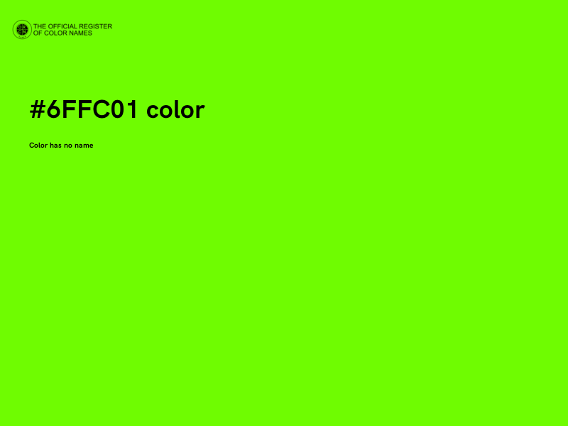 #6FFC01 color image