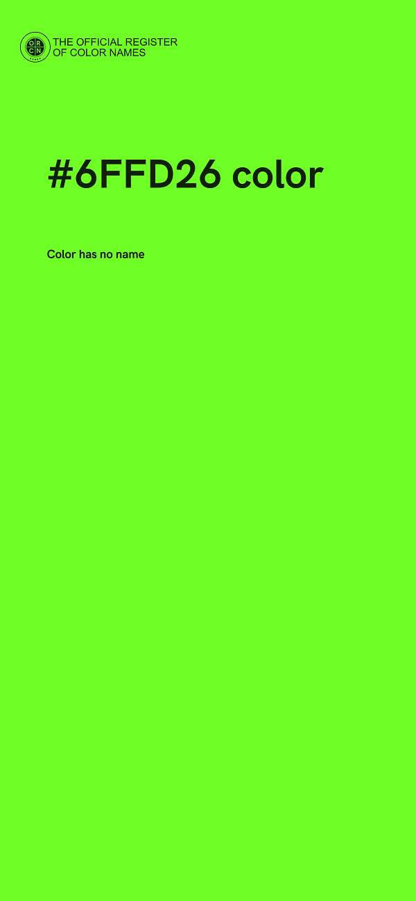#6FFD26 color image