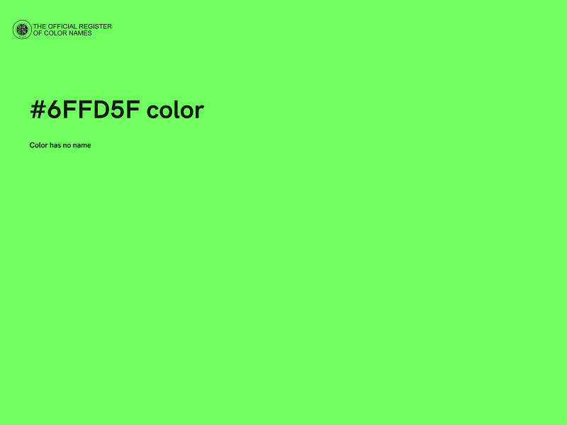 #6FFD5F color image