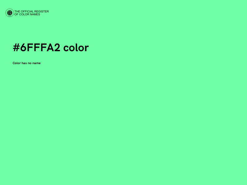 #6FFFA2 color image