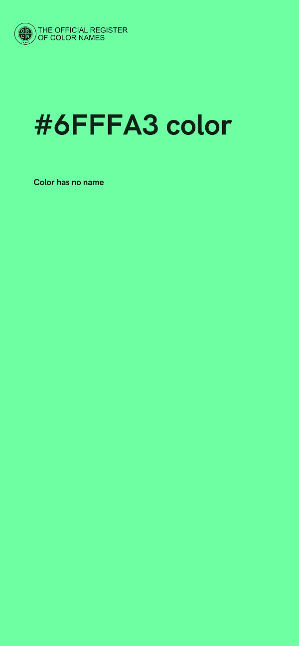 #6FFFA3 color image
