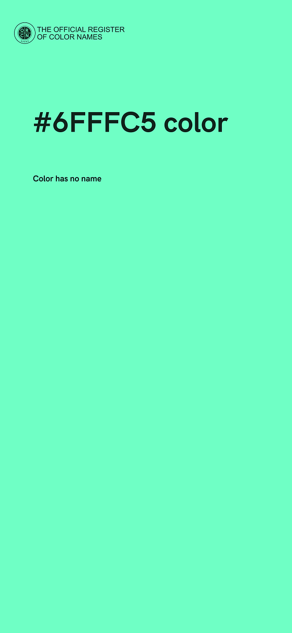 #6FFFC5 color image