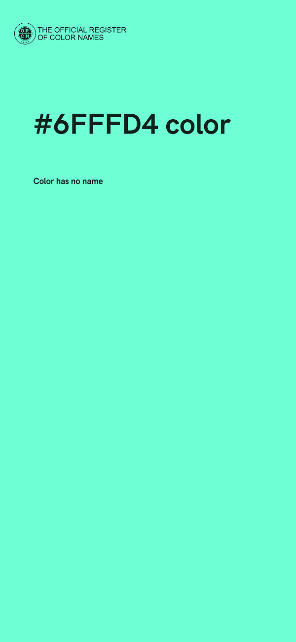 #6FFFD4 color image