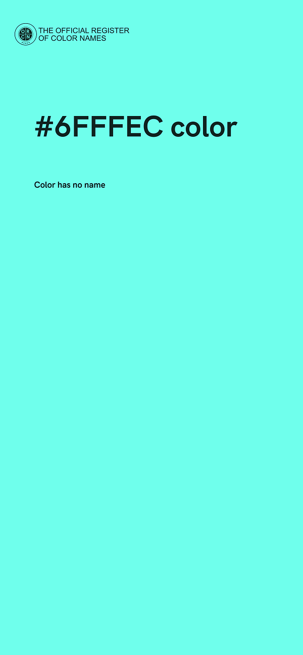 #6FFFEC color image