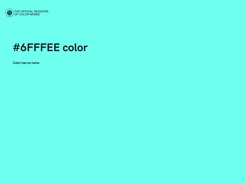 #6FFFEE color image