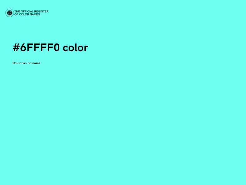 #6FFFF0 color image