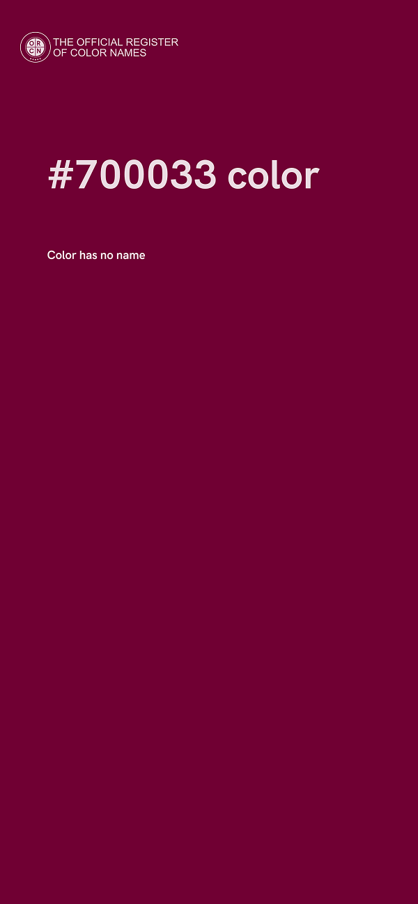 #700033 color image