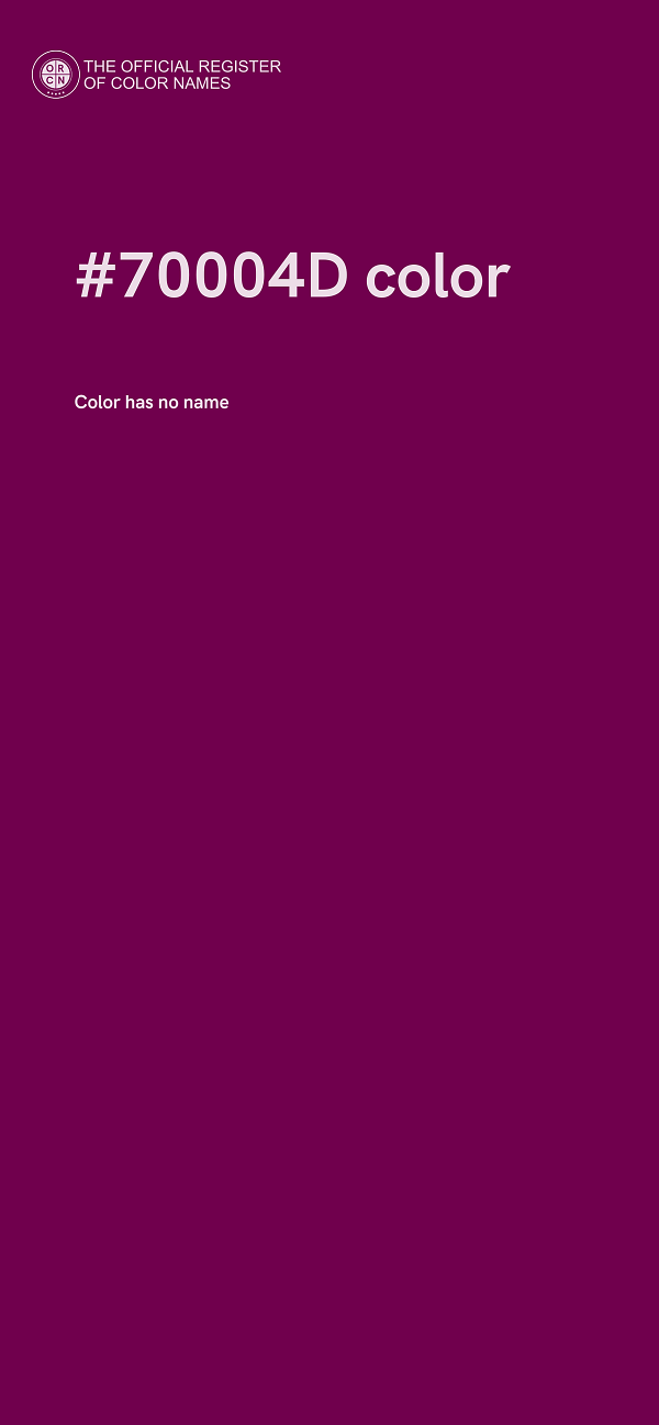 #70004D color image