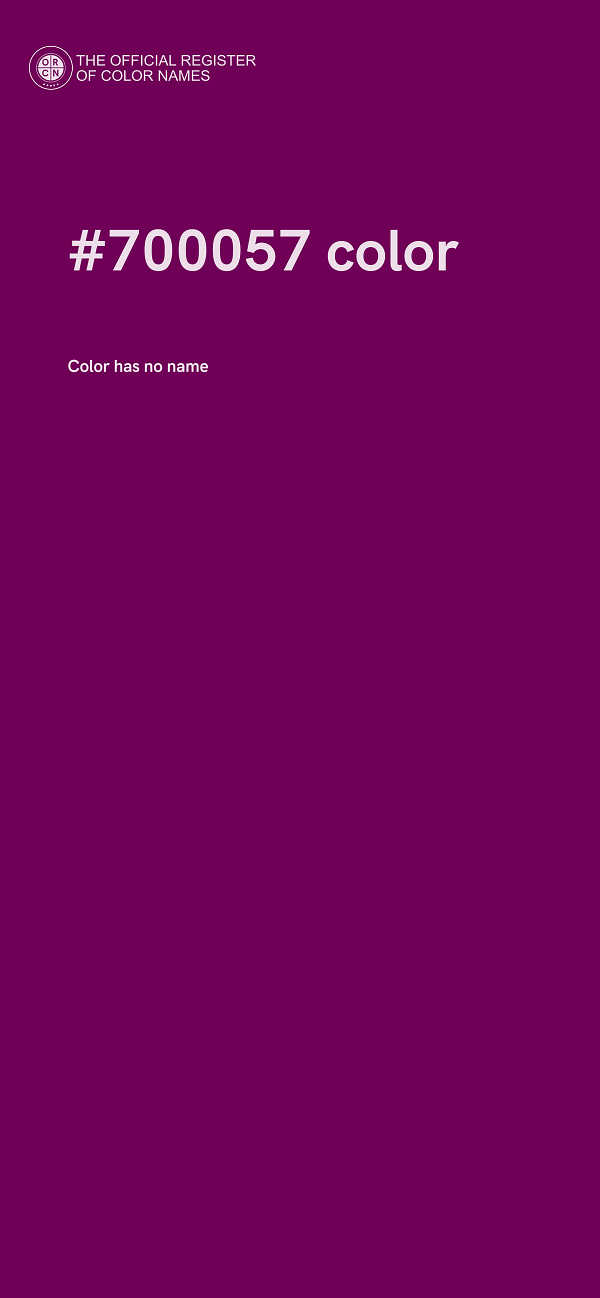 #700057 color image