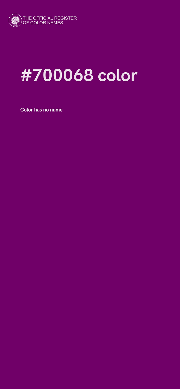 #700068 color image