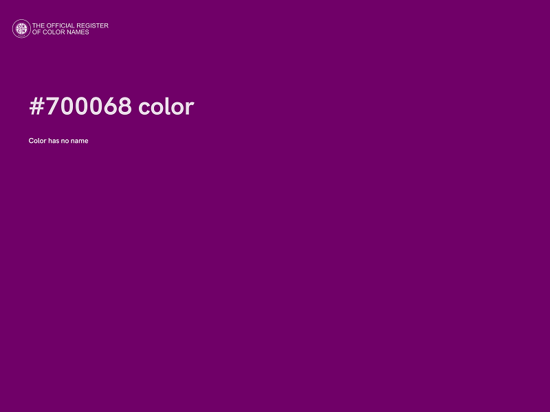 #700068 color image