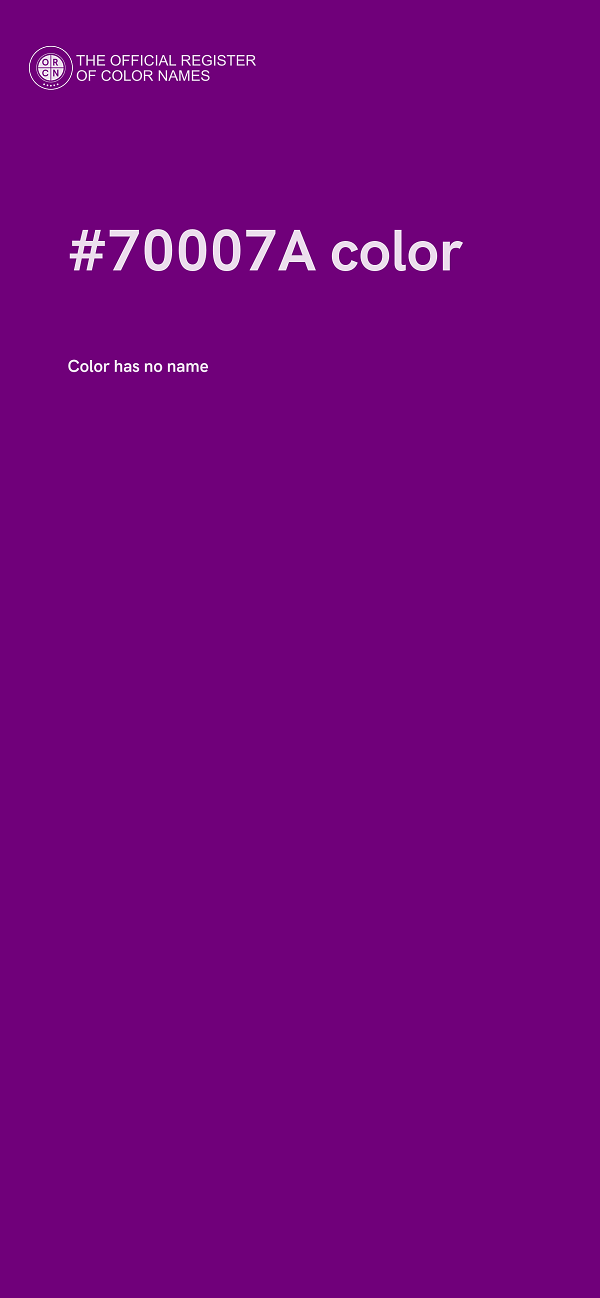 #70007A color image