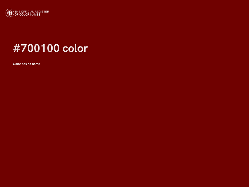 #700100 color image