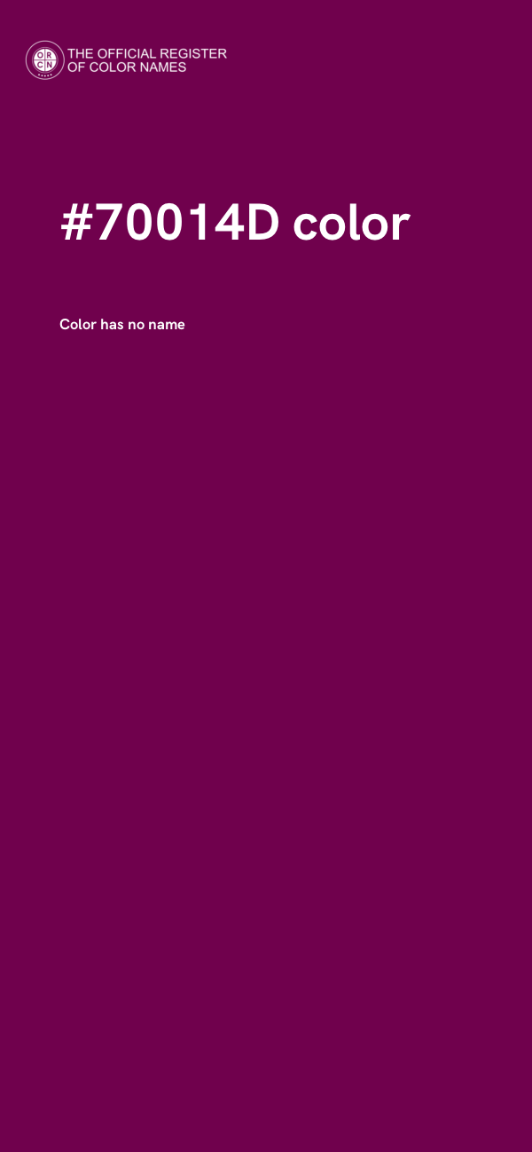 #70014D color image