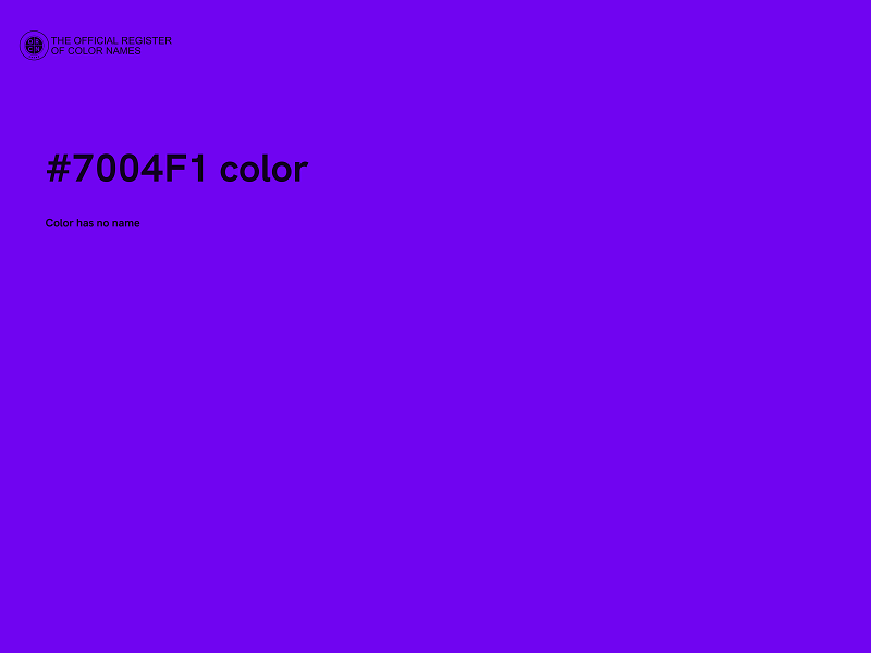 #7004F1 color image