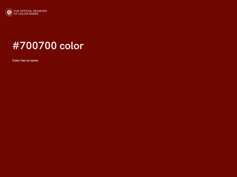 #700700 color image