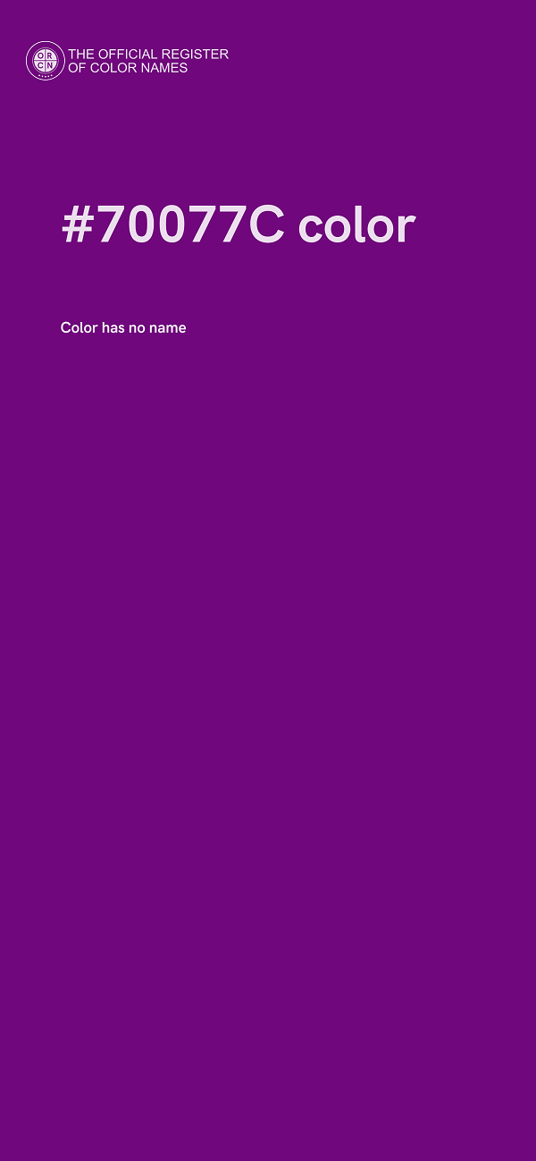 #70077C color image