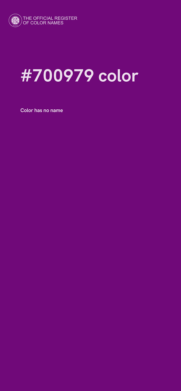 #700979 color image