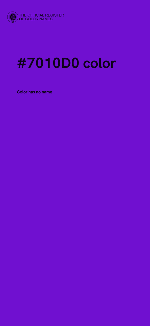 #7010D0 color image