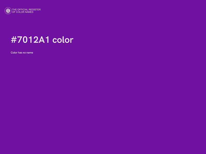 #7012A1 color image