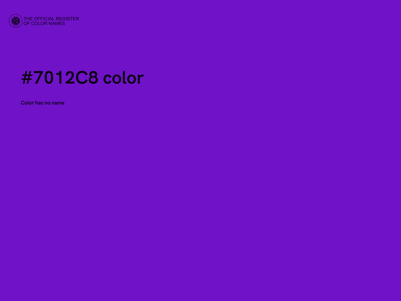 #7012C8 color image