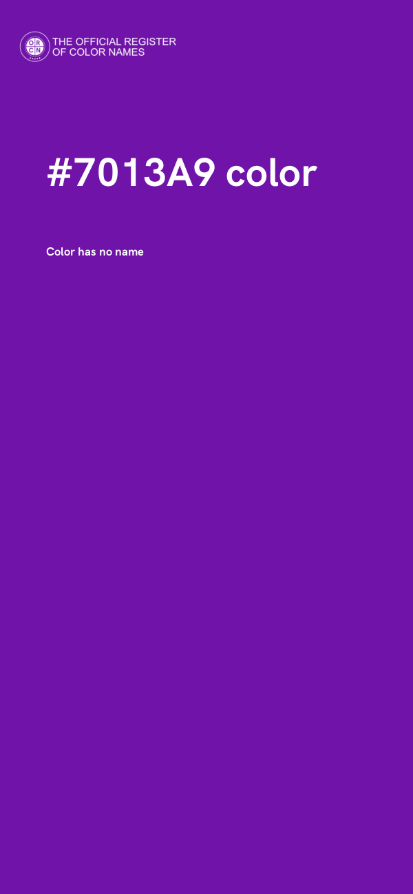 #7013A9 color image