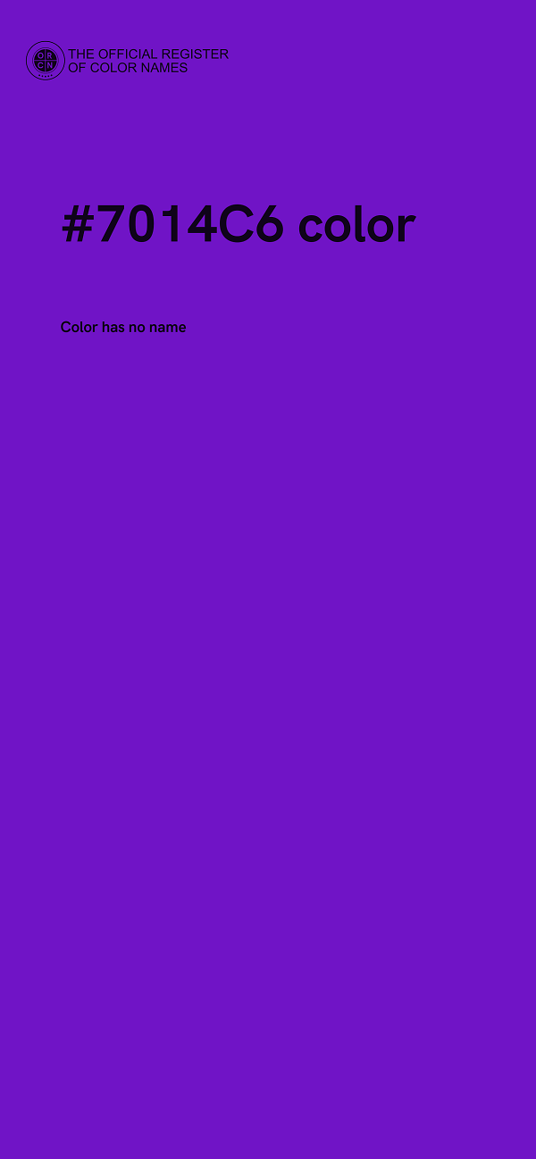 #7014C6 color image