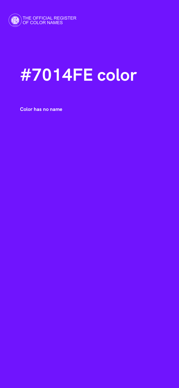 #7014FE color image